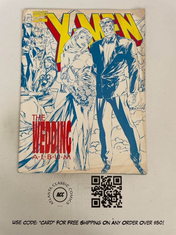 X-Men The Wedding Album Marvel Comic Book Magazine Wolverine Beast Angel 7 J215