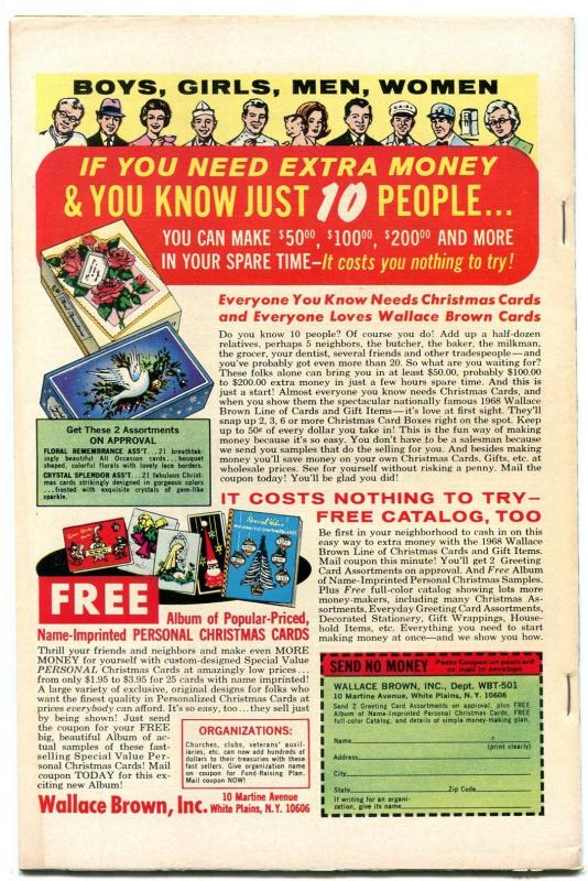 CAPTAIN AMERICA #105 1968-JACK KIRBY-MARVEL 12 CENT VF