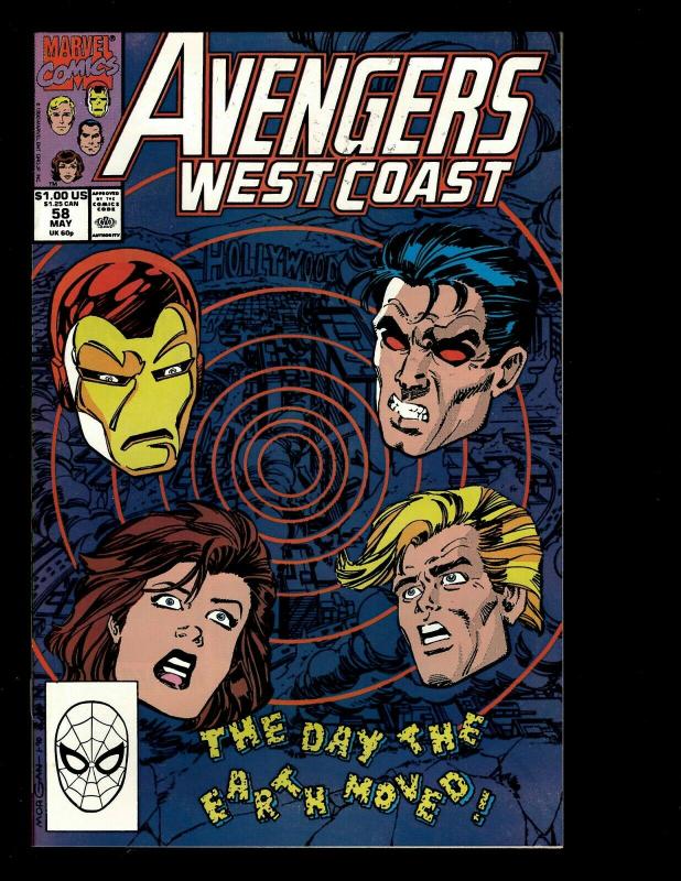 Lot of 13 Avengers West Coast Comics #50 51 52 53 56 57 58 60 61 62 63 66 67 JF4