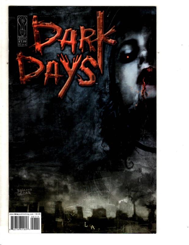 Dark Days Complete IDW Comics Series # 1 2 3 4 5 6 30 Days Of Night Temples J308