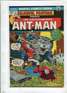 MARVEL FEATURE #9 (7.0) FEATURING ANT-MAN: THE KILLER IS MY WIFE!