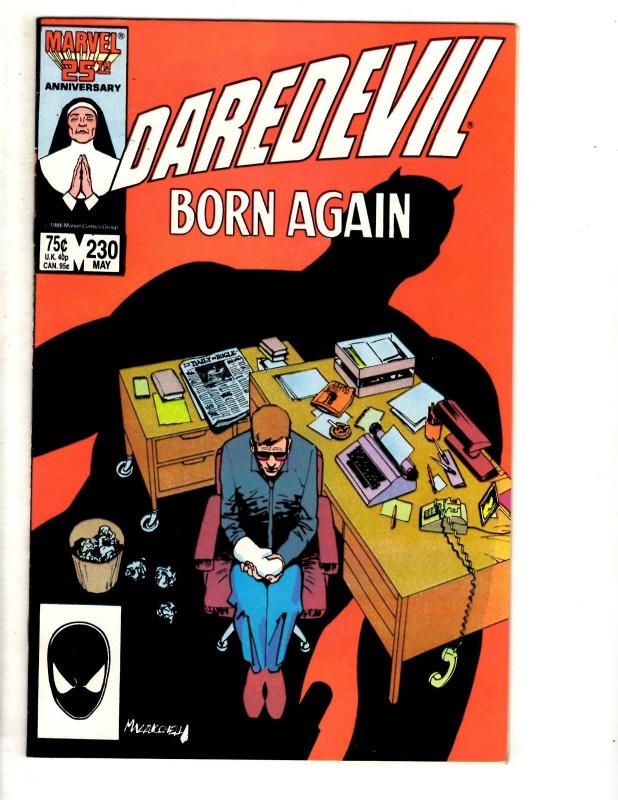 10 Daredevil Marvel Comic Books # 229 230 231 232 233 234 235 236 237 238 CR37