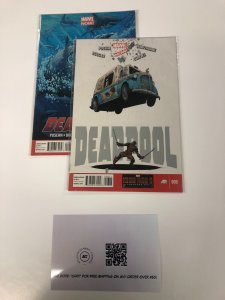 2 Marvel Comic Books  Deadpool #008 009 Hulk Thor X men 62 KE1