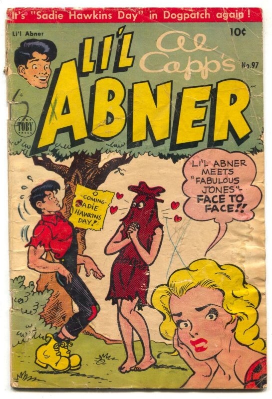 Li'l Abner #97 1955- Sadie Hawkins Day issue- G