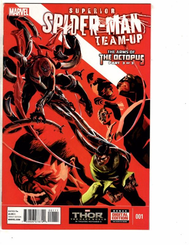 3 Marvel Comic Books Inhumanity # 1 Wolverine & X-Men Annual # 1 Team-Up 1 J209