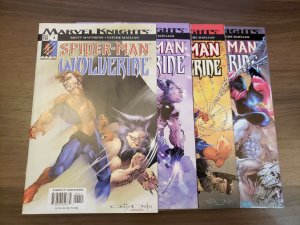 Spider-Man Wolverine (Marvel 2003) #1,2,3,4 SET | Brett Matthews Vatche Mavlian