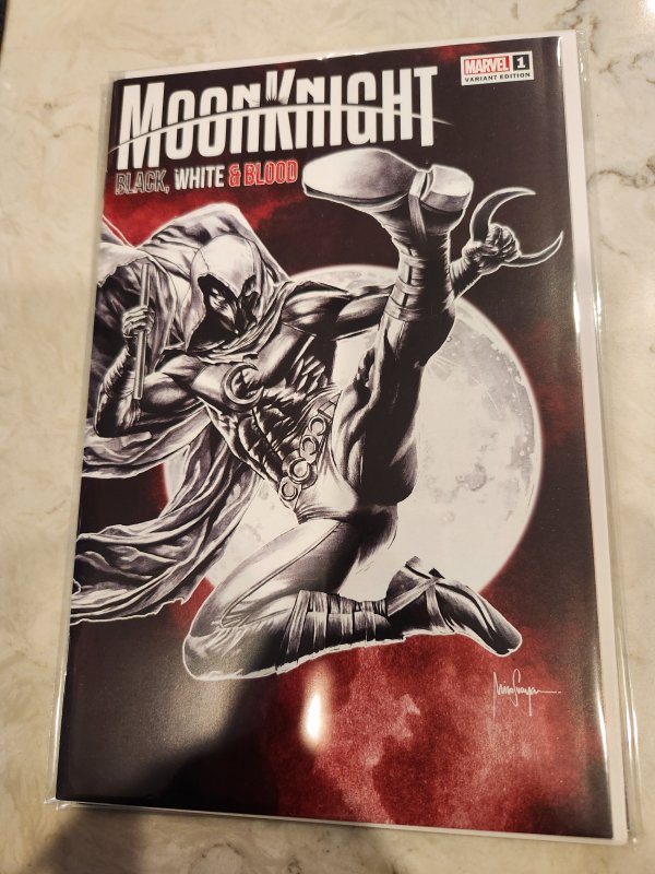 Moon Knight: Black, White & Blood #1 - CK Shared Exclusive - Mico Suayan