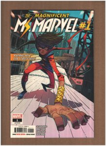 Magnificent Ms. Marvel #1 Marvel Comics 2019 Kamala Khan Origin NM- 9.2