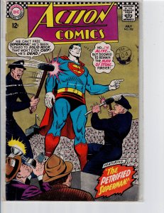 Action Comics #352 (1967) with british news agent stamp