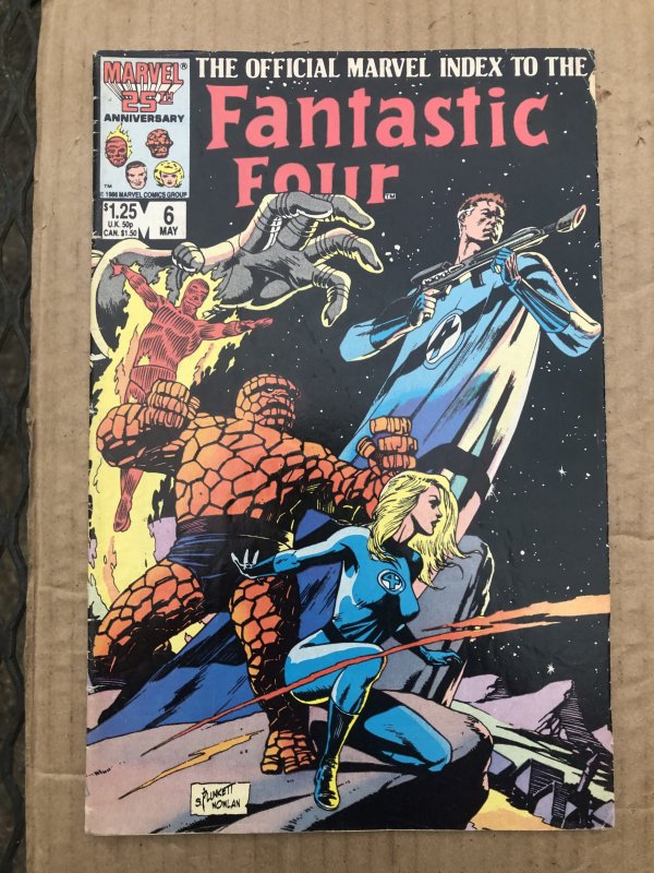 The Official Marvel Index to the Fantastic Four #6 (1986)