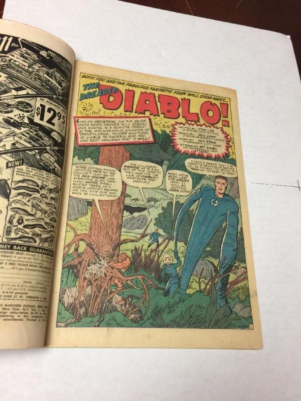 Fantastic Four 30 3.5 Vg- Very Good- 1st Diablo