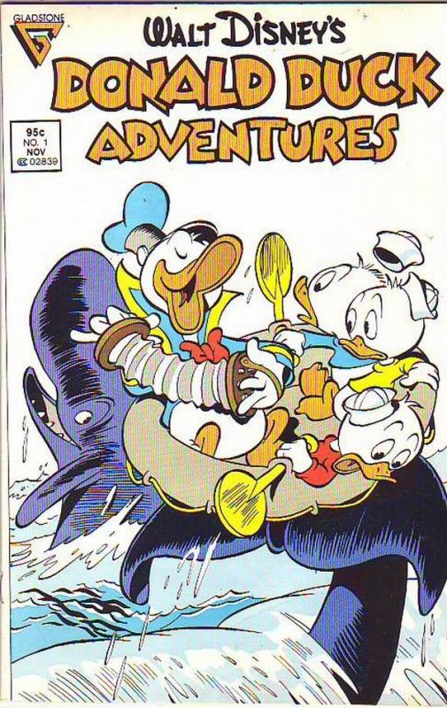 Donald Duck, Walt Disney's Adventures #1 (Nov-87) VF/NM High-Grade Donald Duck