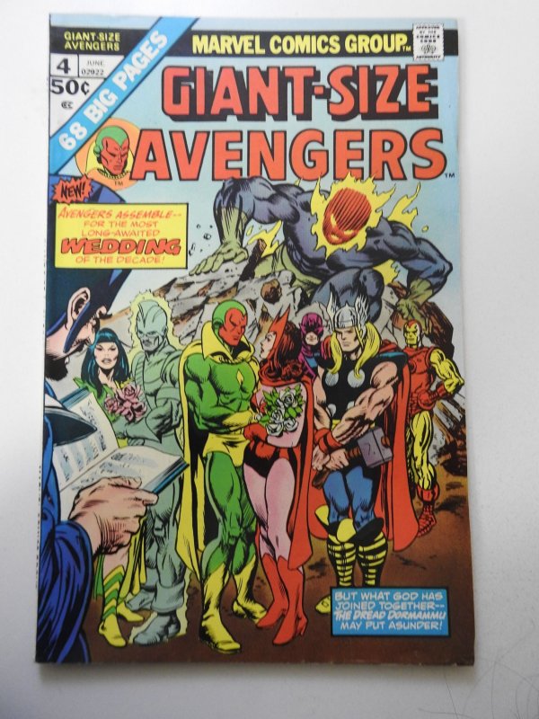 Giant-Size Avengers #4 (1975) VF Condition!