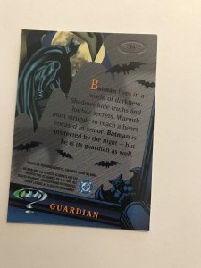GUARDIAN #34 card : BATMAN FOREVER Metal 1995 Fleer; NM/M