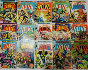 NOVA#1-25 VF LOT 1976 MARVEL BRONZE AGE COMICS