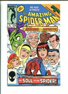 AMAZING SPIDER-MAN #274 - SOUL OF THE SPIDER (NM-) 1986