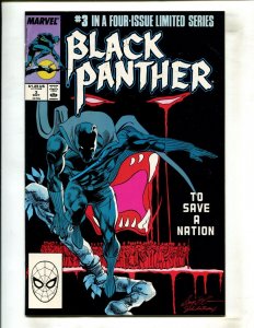 BLACK PANTHER #3 (9.2) TO SAVE A NATION!! 1988