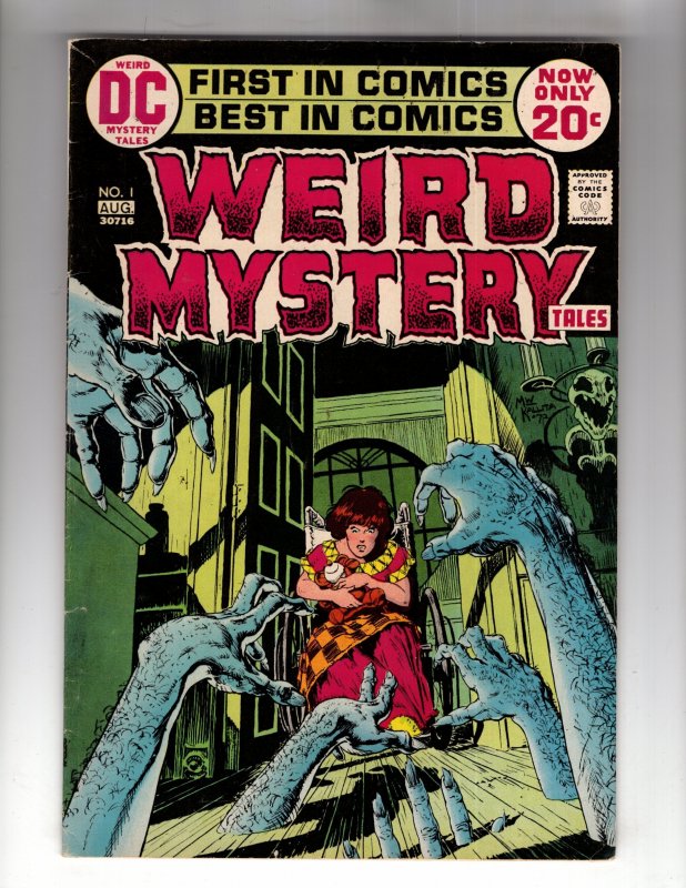 Weird Mystery Tales #1 (1972)  Bronze DC HORROR / ID#22