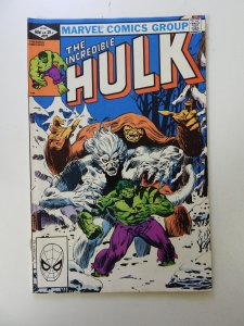 The Incredible Hulk #272 (1982) VF- condition