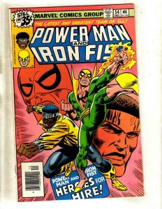 Power Man & Iron Fist # 54 FN/VF Marvel Comic Book Heroes For Hire KEY WS9