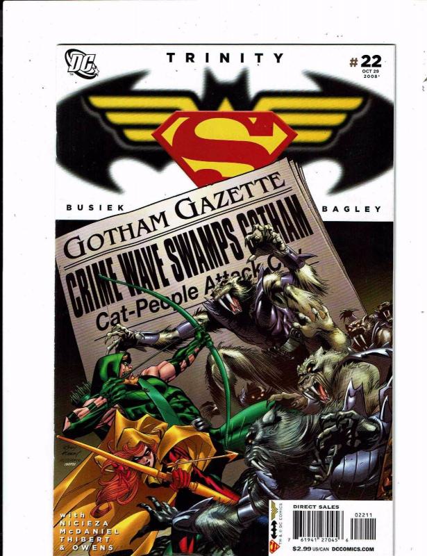 8 Trinity DC Comics # 18 19 20 21 22 23 24 25 Batman Wonder Woman Superman J212