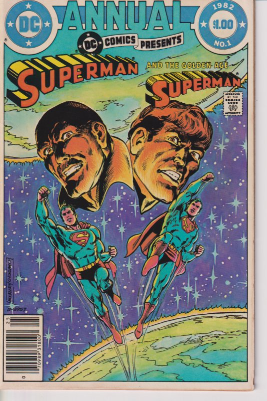 DC Comics Presents Annual! Starring: Superman & Golden Age Superman! Issue #1! 