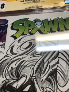 30th Anniversary Spawn (2022) # 1 (CGC 9.8 SS) Signed & Sketch Ken Steacy •Blank