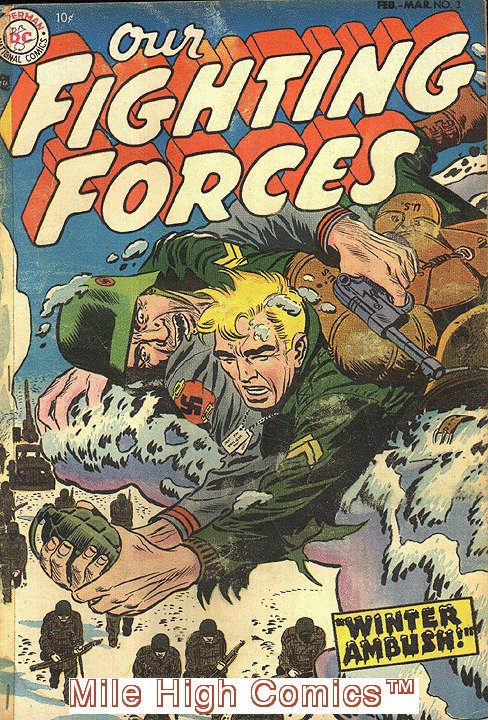 OUR FIGHTING FORCES (1954 Series) #3 Good Comics Book