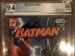 Batman #635 PGX Graded 9.4 First App of Jason Todd as Red Hood