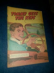 Tommy Gets The Keys driver safety 1965 B F Goodrich promotional comic giveaway