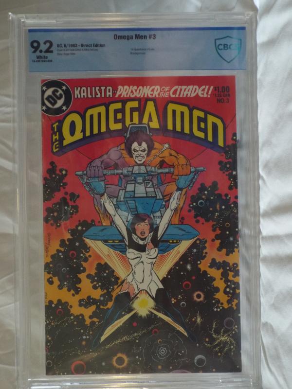 Omega Men #3 - CBCS 9.2 - 1st Appearance of Lobo