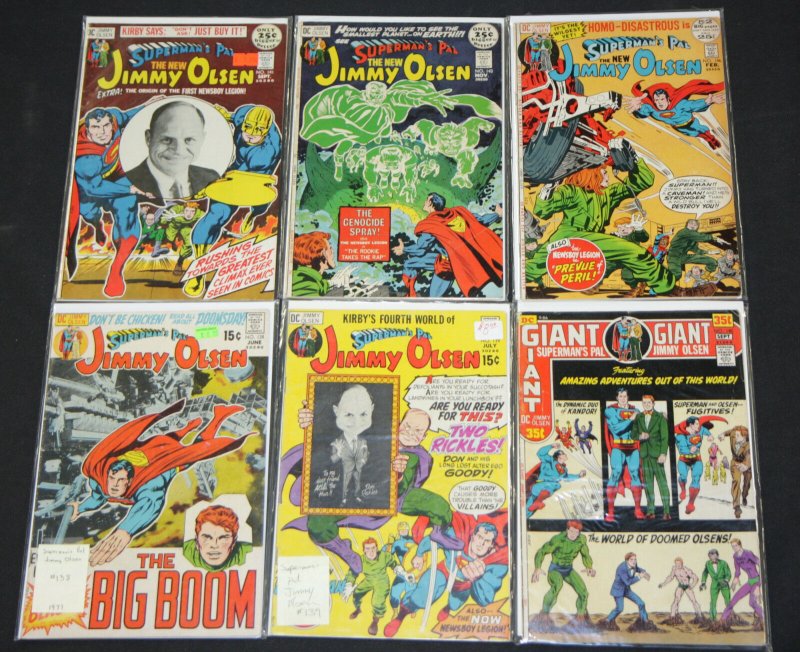 VINTAGE DC MID GRADE SILVER SUPERMAN'S PAL JIMMY OLSEN COMIC LOT 24pc 5.0-7.0