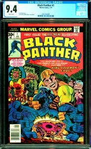 Black Panther #1 CGC Graded 9.4