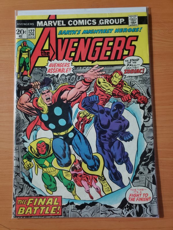 The Avengers #122 ~ VERY FINE - NEAR MINT NM ~ 1974