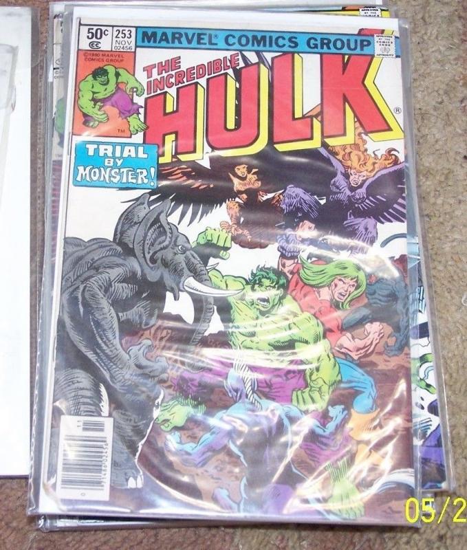 Incredible Hulk comic # 253 1980, Marvel low GRADE  doc sampson