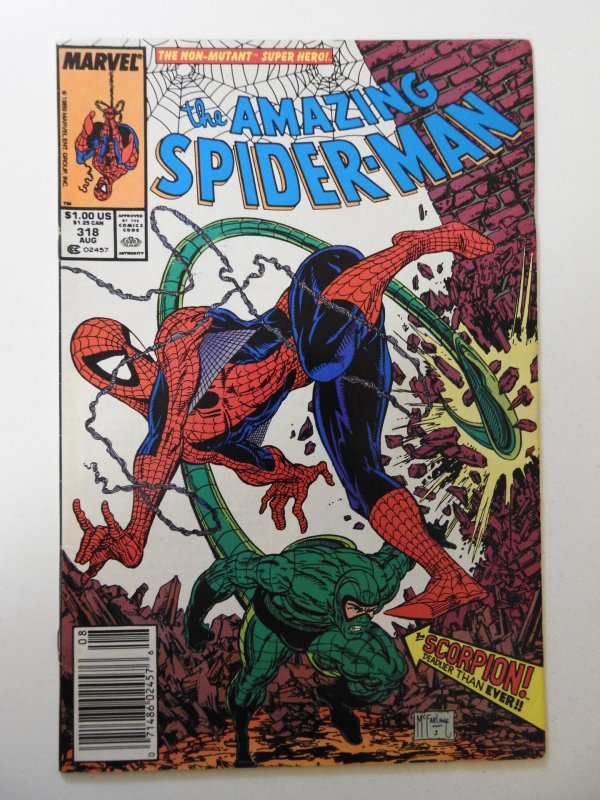 The Amazing Spider-Man #318 Newsstand Edition (1989) VG/FN Condition!