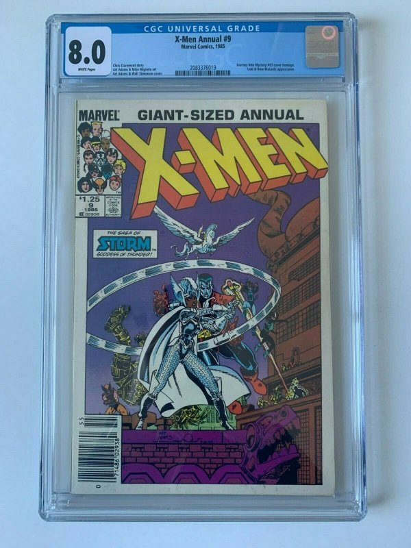 Uncanny X-Men Annual #9 Storm Goddess of Thunder - CGC 8.0