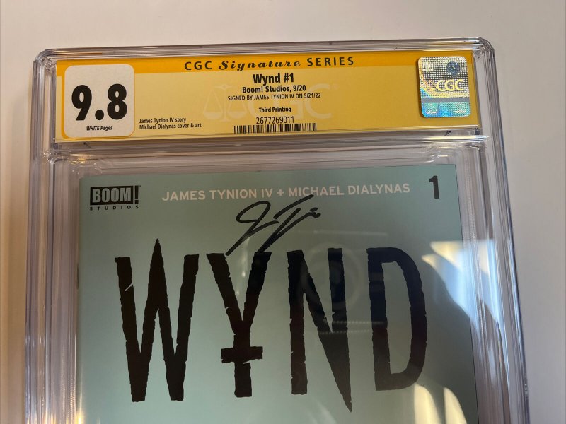 Wynd (2020) # 1 (CGC 9.8 SS)  Rarer 3rd Print | Signed Tyniion IV