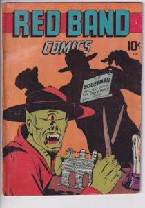 RED BAND COMICS #4 (1945) VG 4.0 nice book, slight yellowing to white paper!