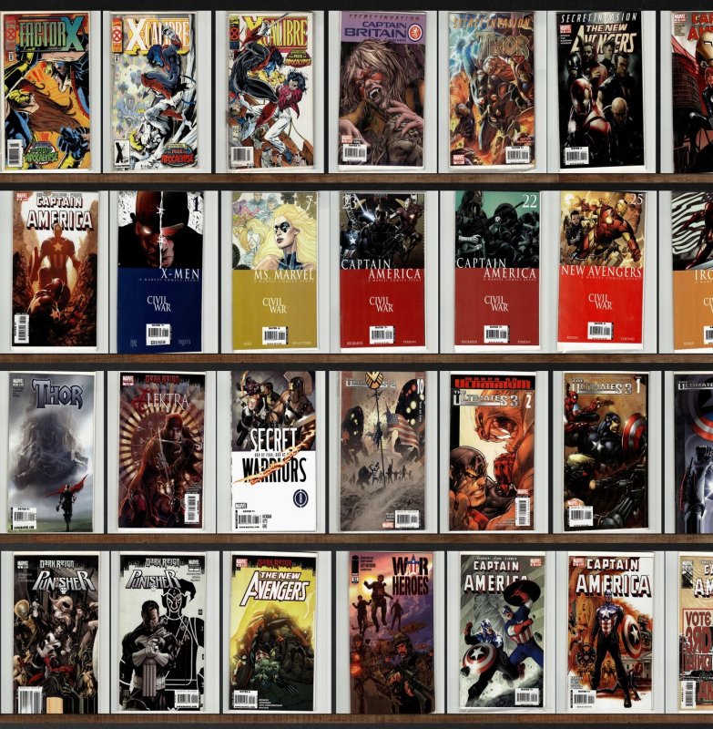 Huge Lot 140+ Comics with Captain America, Thor, The Ultimates 2 & More!