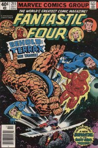 Fantastic Four (Vol. 1) #211 (Newsstand) VG ; Marvel | low grade comic 1st Terra