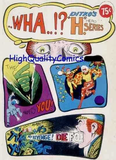 WHA!?! #1, VF, Underground, Steve Ditko, 1975, Void, Revenge, 1st