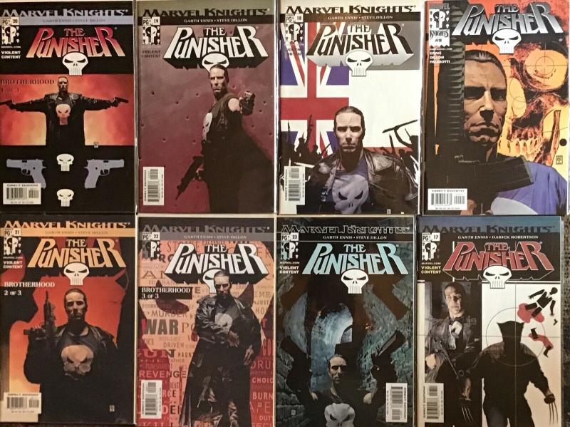 PUNISHER MARVEL VOLUME 6 #17-23 UNREAD NM 7 BOOK LOT GARTH ENNIS STEVE DILLON