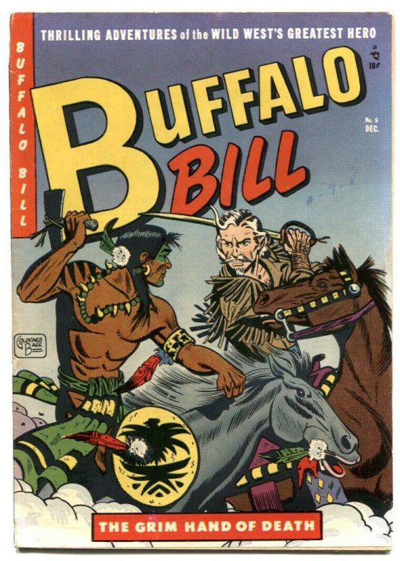 Buffalo Bill #9 1951- Golden Age Western- FN