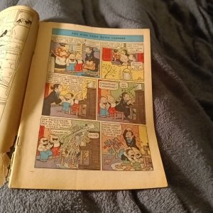 Katzenjammer Kids #3 Golden Age 1947-DAVID MCKAY-Fireworks  rocket sled cover