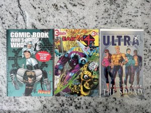 3 Comic Books Ultra Monthly 1 Earth 4 # 1 Who's Who August 1994 Hero Ill. 4 J853