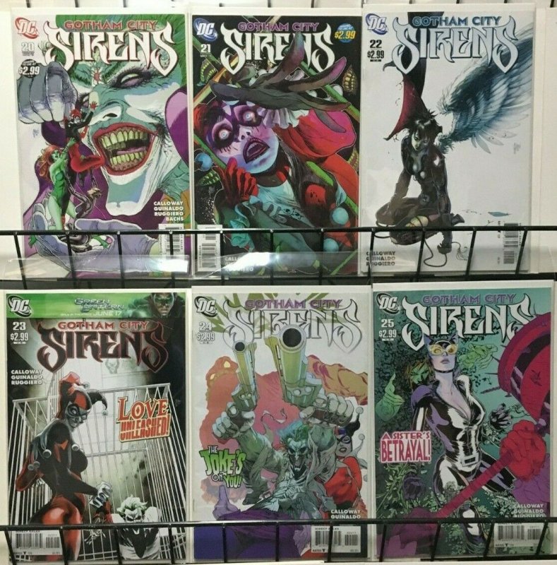GOTHAM CITY SIRENS - DC - #8-26 - 2010-11 - 19 ISSUES - VF+ Or Better