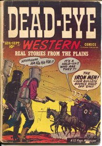 Dead-Eye Western #11 1950-Hillman-stage coach robbery-Gerald McCann-G