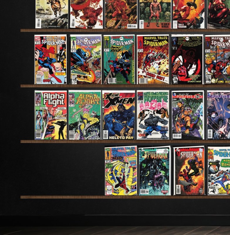 Huge Lot 150+ Comics with Marvel Tales, The Sensational Spider-Man & More!