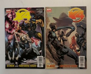 X4  #1-5 COMPLETE SET  X-MEN AND FANTASTIC FOUR  MARVEL COMICS NM 2005